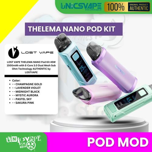 elfbar elfa master akku Lost Vape Thelema Nano Pod Kit 1400mAh main image 0