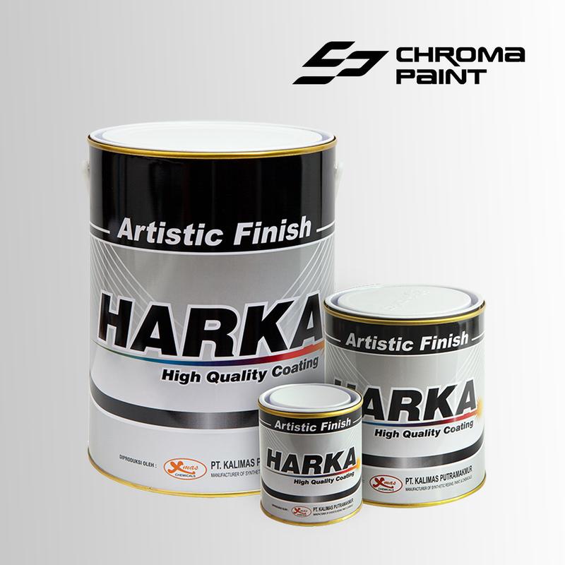 Cat Duco Harka Paint Hitam Doff - Cat NC Untuk Mobil/ Motor/ Kayu/ Besi - Black Doff - Matte 2