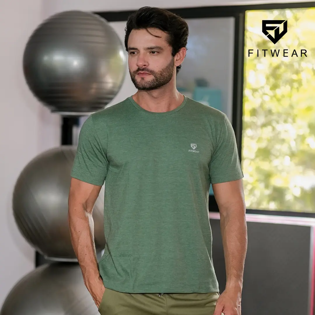 T-SHIRT OLAHRAGA PRIA (FITNESS, GYM ) FITWEAR GRIFFIN S/S Sport