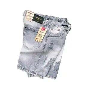 CELANA PENDEK JEANS SOBEK SOBEK PRIA COWOK DEWASA WARNA HITAM SNOW SIZE 28 29 30 31 32 33 CELANA PENDEK DISTRO CELANA PENDEK KOREAN STYLE Katun