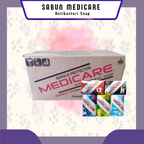 MEDICARE Paket Hemat isi 4 Pcs x 90 Gram Sabun Mandi Batang