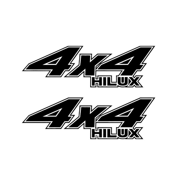 Product Introduction of 2Pcs/Set Car Stickers Pickup Rear Tailgate Side Decal For Toyota Hilux Vigo Revo Off Road 4x4 Graphic Vinyl Letter Cover Auto Accessories 16