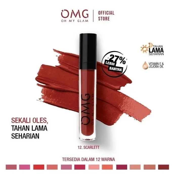 Lip Cream Omg Paling Viral Shade Lengkap 0