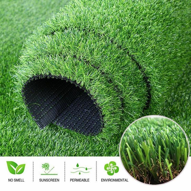 Product Introduction of Permaidani rumput luar tiruan, Simulasi rumput, tumbuhan hijau, hiasan taman permainan, bumbung V0X1 16