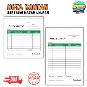 Buku Nota Kontan / Kwitansi Pembayaran Manual – Cocok untuk Toko, Warung, Super Digital Printing