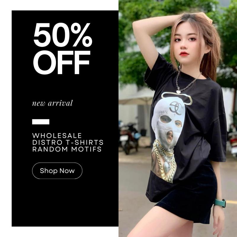 PAKET HEMAT 5 Pcs 100rb Kaos distro pria wanita distro bandung distro trendy pria terbaru 2025 3