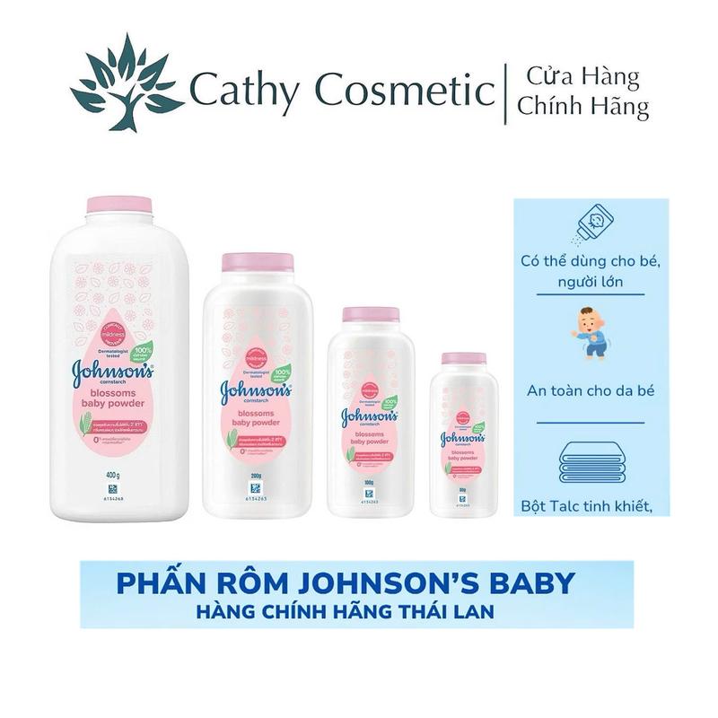  Phấn Thơm Hương Hoa Johnson Baby 50g-100g-200g-400g 