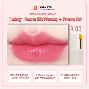 Balsem Bibir Peach Mengatasi Bibir Kering & Pecah Memudarkan Garis Bibir Meningkatkan Kekusaman Bibir Tahan Lama 12 Jam Bebas Plumbum & Merkuri Tanpa Alkohol tinted lip balm vitamin e alcohol-free plumper