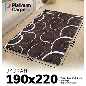 Karpet Malaysia Dragon Jumbo 190x220 – Premium Tebal, Empuk, Anti Slip, Cocok untuk Ruang Tamu/Kamar