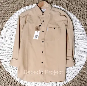 (ADA SIZE JUMBO) BABEDO KEMEJA POLOS PRIA LENGAN PANJANG SLIM MATT KATUN SIGARET PREMIUM Lembut Nyaman Casual Cowok Slim Fit Distro Basic Hitam Formal Kerja Kemeja Lengan Hem Kerah Putih