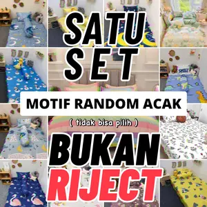 SPREI HOMEMADE MURAH ACAK SATU SET / Sprei aja / SARUNG BANTAL SARUNG GULING