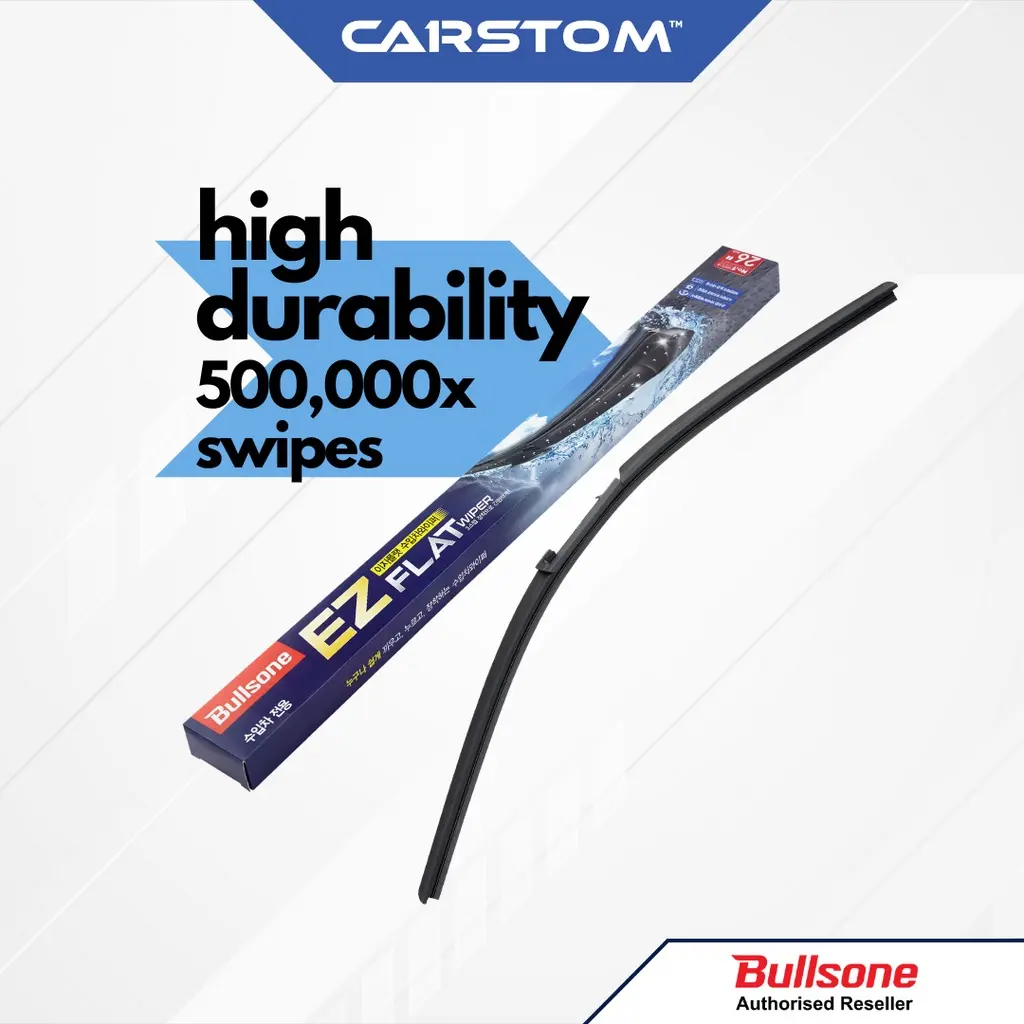 Bullsone RainOK EZFLAT Multi Adapter Car Wiper for Continental Vehicles - Audi BMW Benz Merc VW Porsche Lexus Volvo