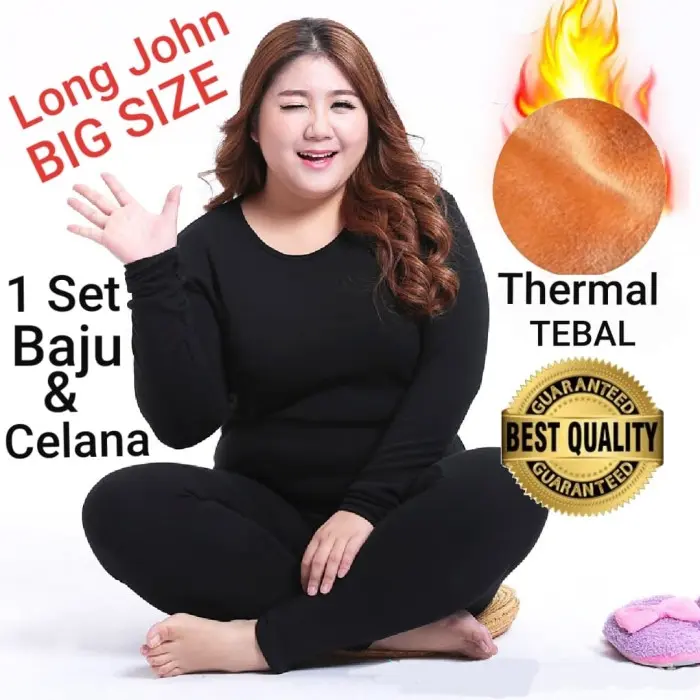 K✉4X LONG JOHN WANITA BIG SIZE MUSIM DINGIN 03 J❤24 3