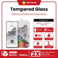 Gambar BINTANG PREMIUM Tempered Glass 9H Anti Static Gorilla Screen Protector Fullcover For REDMI 14C / 14R / POCO C75 dari Bintang Official Store Kota Tangerang 1 Tokopedia