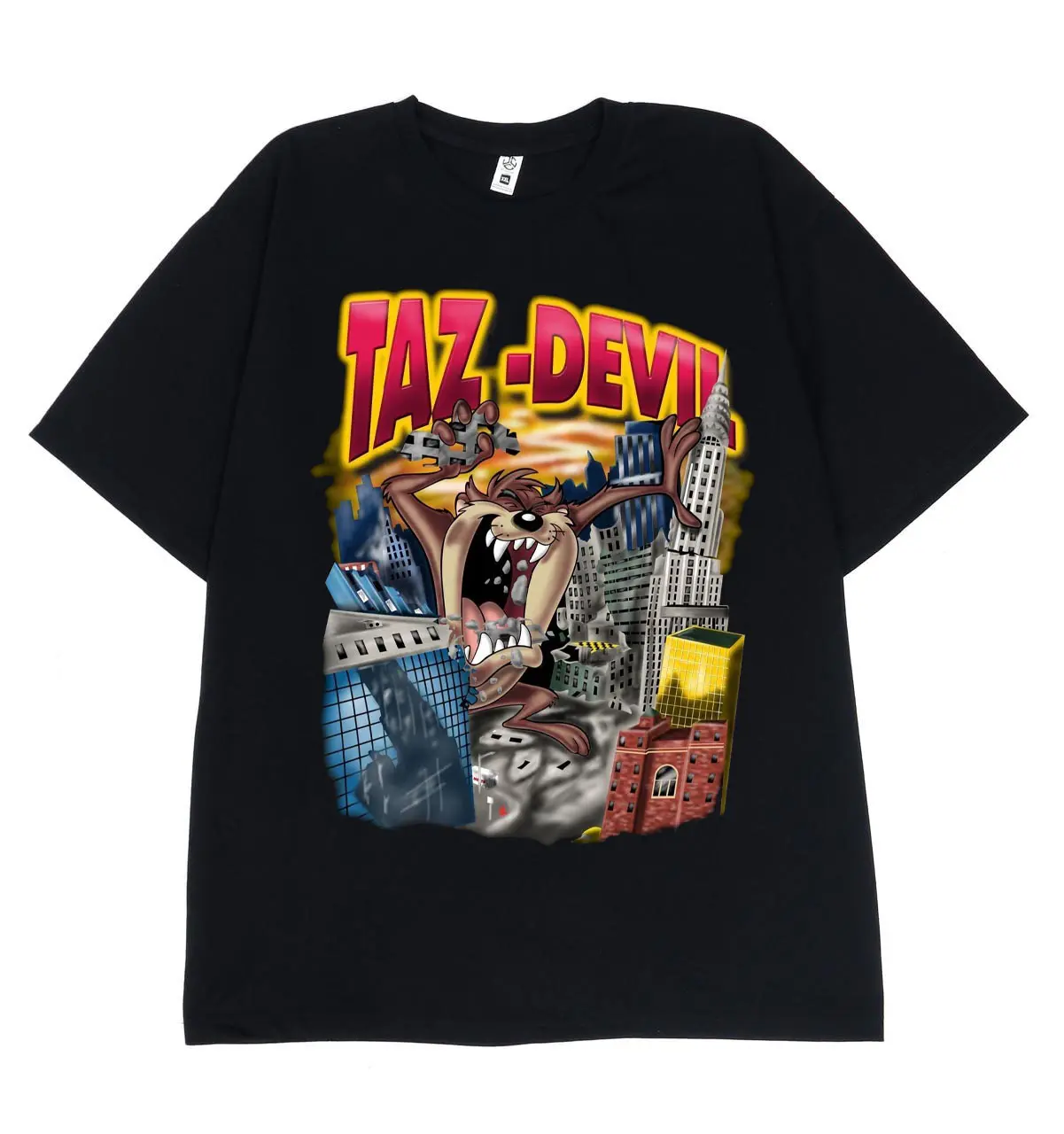 Tshirt Kaos TAZ-DEVIL Baju Atasan Oblong Bahan Katun Pria Wanita Distro Ready S-XXL