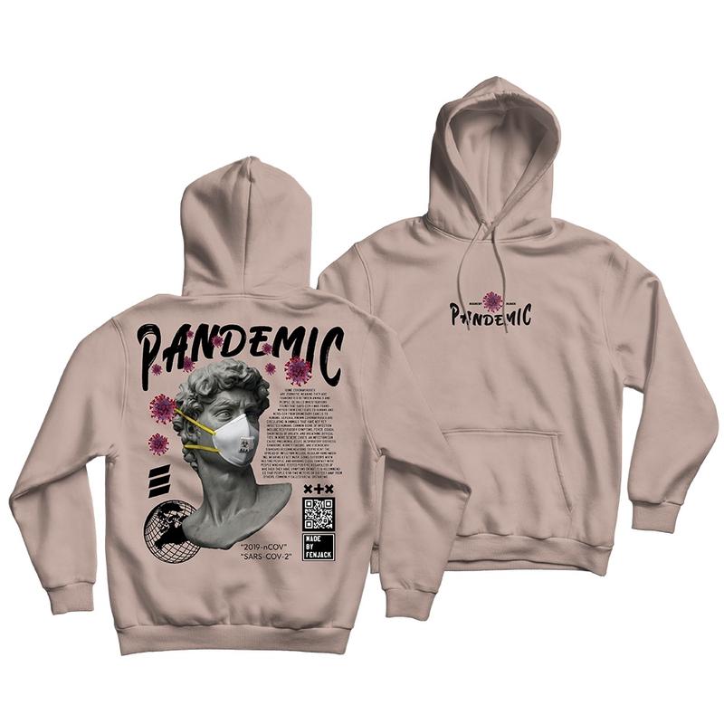 Foryou Hoodie Jumper PANDEMIC ( Sablon ) Pria & Wanita 6