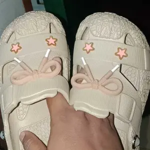 Sandal Sepatu Anak Perempuan Sandal Slop Jibbitz Pita Lucu Sandal Daily Anak Sandal Kodok Anak Cewek Ringan Anti Slip Ukuran 24-35 8929K-A 8929T-A