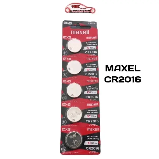 Baterai Maxel CR2016/CR2025 Original batre Remot Mobil Motor dan jam tangan