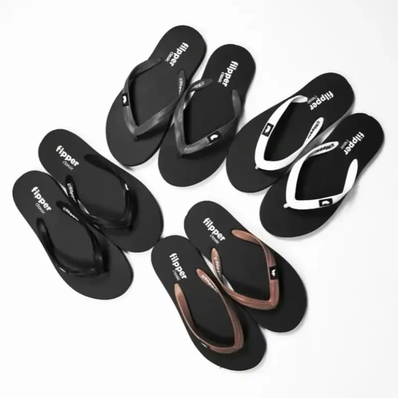 Beli 1 Gratis 1 Sandal Jepit Filpper Fipper Flipper Pria Dan Wanita Kasual Karet buy 2