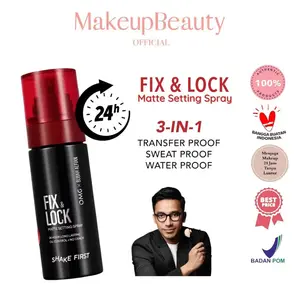 Fix lock matte setting spray 3 in 1 (transfer proof,sweat,water)
