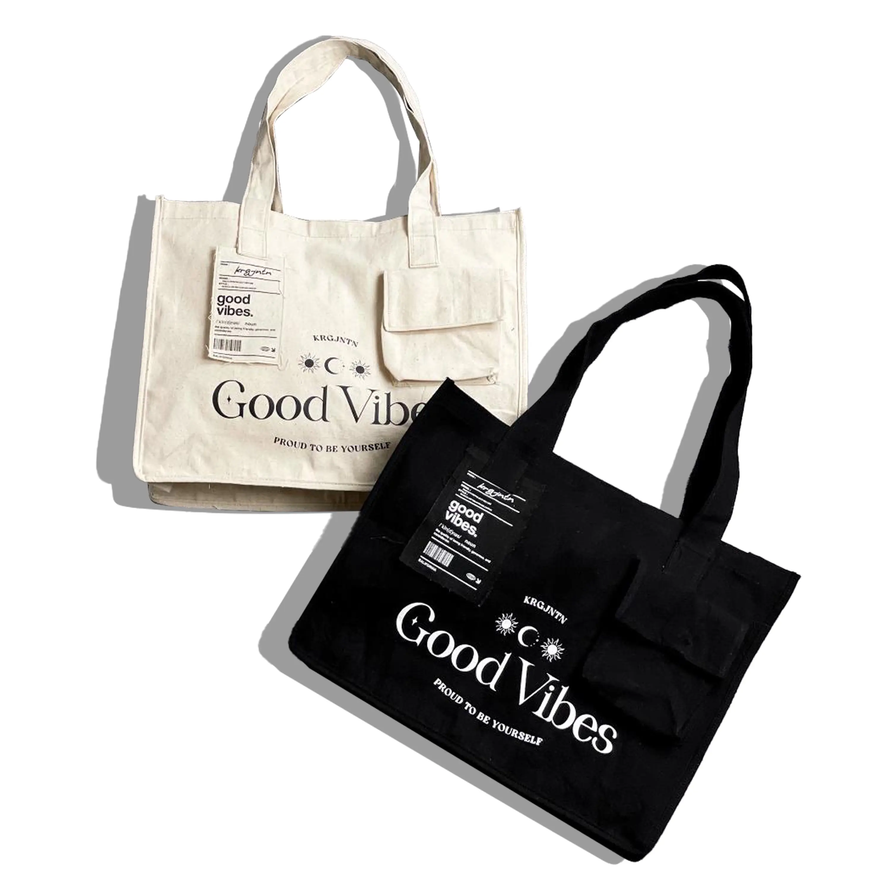 TOTEBAG BIG SIZE | TAS TANGAN KANVAS PRIA