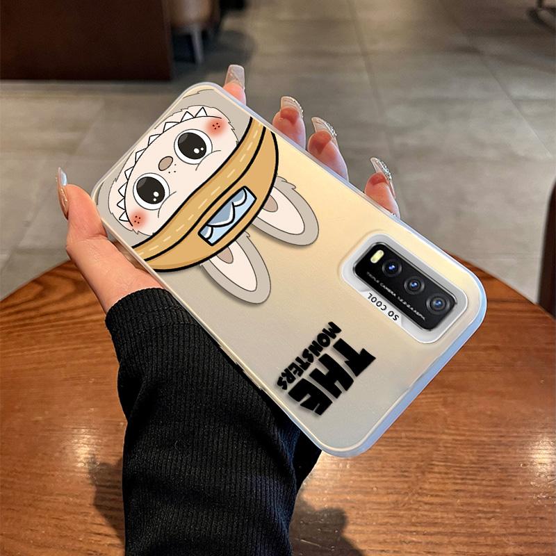 Casing Hp for VIVO Y20 Y20A Y11S Y12S Y16A V2029 V2027 V2026 V2102 Casing buram Case lucu Casing berkualitas tinggi Cangkang terlaris Casing ponsel baru Cangkang akrilik Perumahan tahan benturan Casing HP kartun Tombol terpisah 9