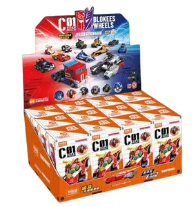 BLOKEES Blindbox Wheels Transformers C01 Auto Prime VOL 01 Action Figure Wheels Optimus Prime