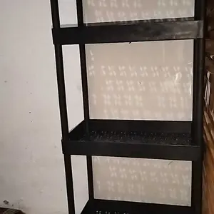 COD SUPERCOOK Rak Persegi Dapur Plastik 4 Susun / Rak Kamar Mandi Square /Rak Serbaguna Dengan Roda