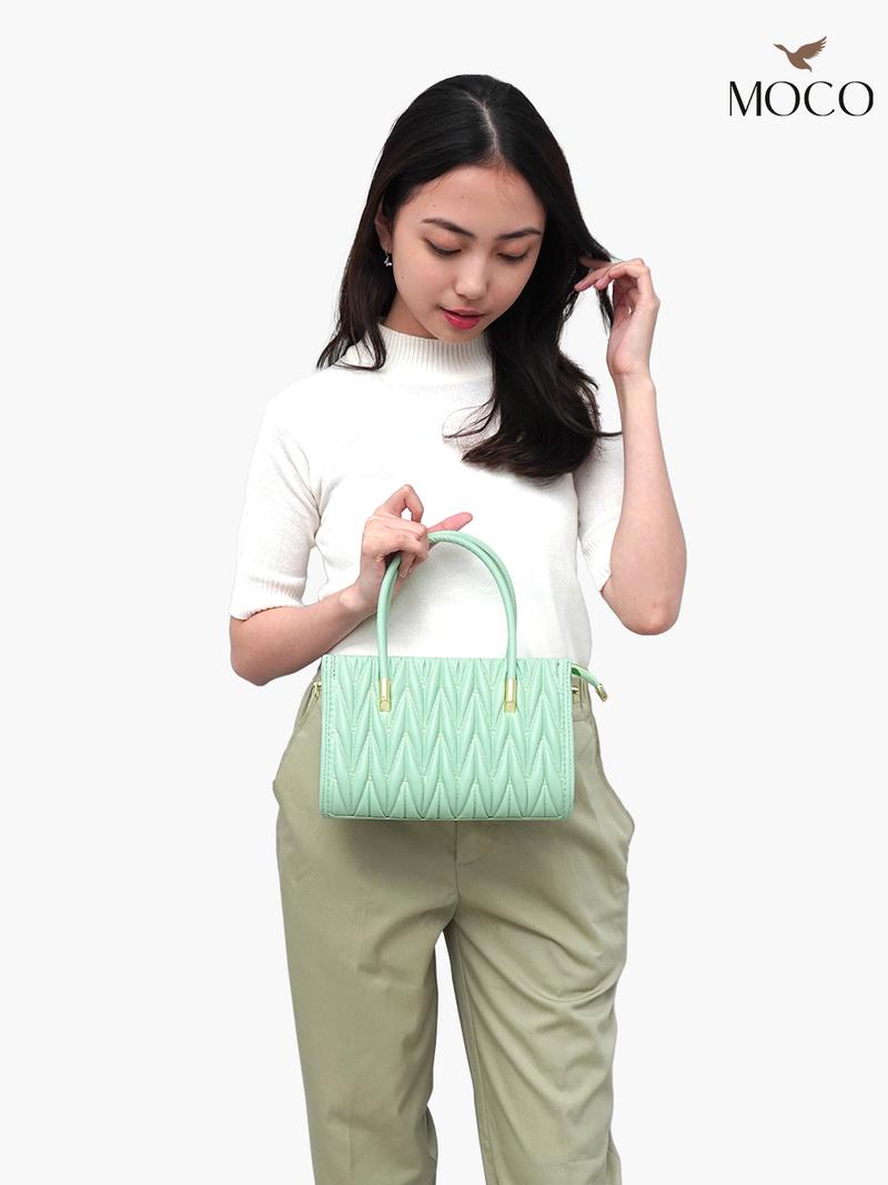 Product Introduction of MOCO Fashion Tas Selempang Wanita Hand Bag Tekstur Timbul Zigzag 2819 5