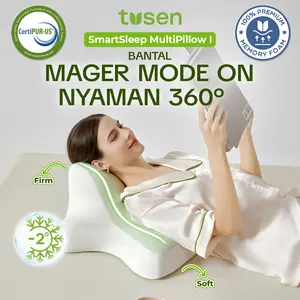 【NEW LAUNCH】TUSEN SmartSleep Multi I Bantal Memory Foam 360° Multifungsi Support Chill Lazy Gaming Pillow - TUP08 - 2