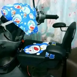 spaket jok boncengan anak sandaran+bantal stang stir di motor
