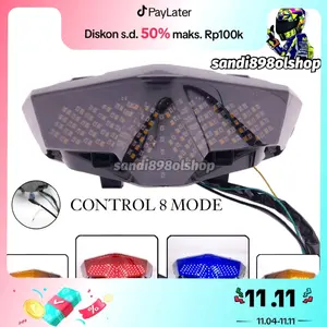 [NEW] Lampu Stop Vario Running plus Sein Kuning Running Mode Manual FULLSET Lampu Stop Vario New 125/150 2018-2024 Mode Manual