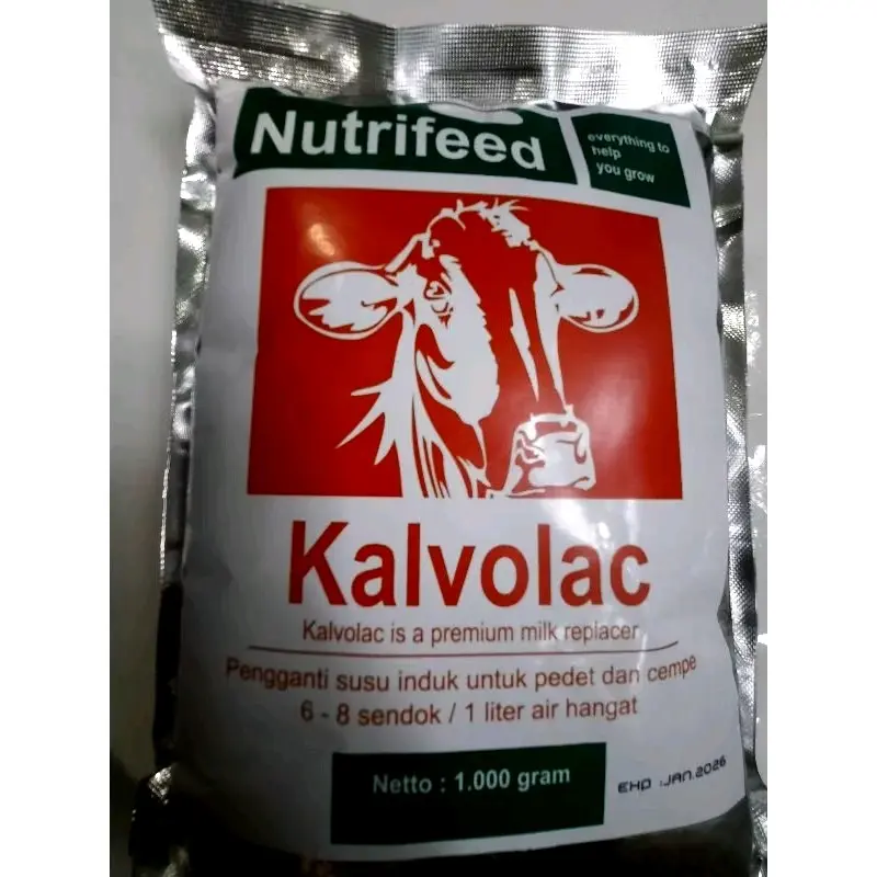 KALVOLAC NUTRIFEED 1KG SUSU REPLACER SUSU PENGGEMUK ANAK AN SAPI DAN DOMBA SUSU PENGGANTI INDUK SAPI DAN KAMBING 2