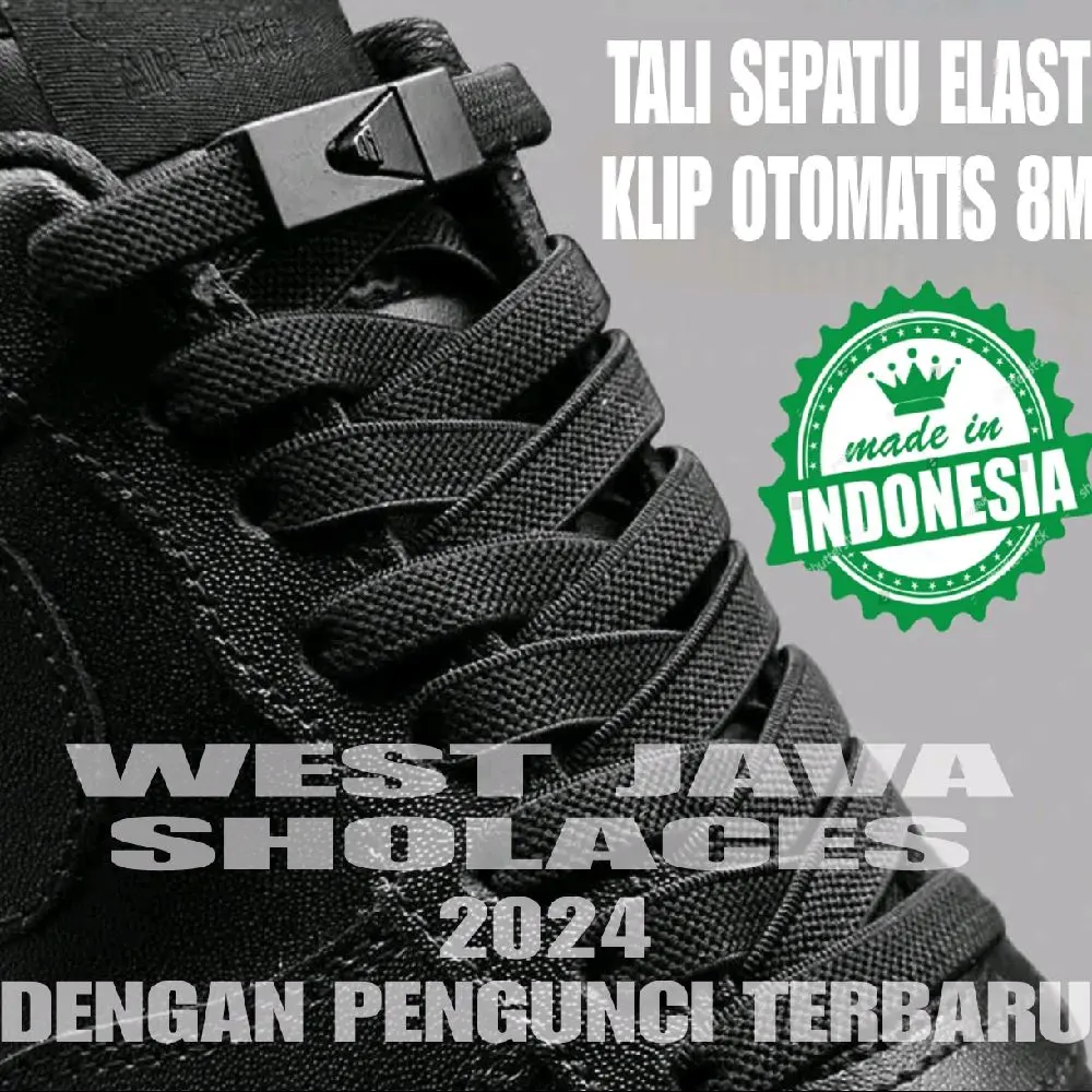 tali sepatu elastis 8mm dengan pengunci otomatis Shoe Pria Sneaker Wanita
