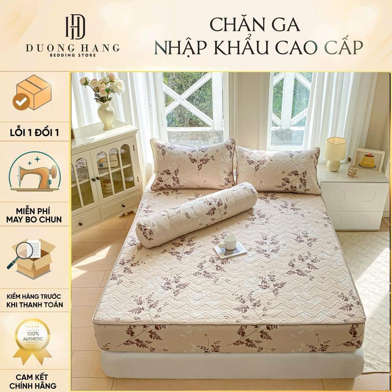 Ga gối COTTON ĐŨI trần bông kèm vỏ ôm ( không chăn) - live