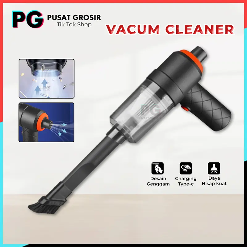 vacum cleaner portable alat penyedot debu mobil pembersih rumah vacuum vakum kliner mini 0