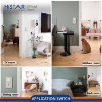 Gambar HiSTAR Saklar Lampu Listrik ADS202W 10A/250V Double Switch For Flush Mounting White N Wall Socket Tanpa Garansi persegi panjang stop kontak meja Tembaga dari HiSTAR Indonesia_NEW Kota Administrasi Jakarta Utara 5 Tokopedia