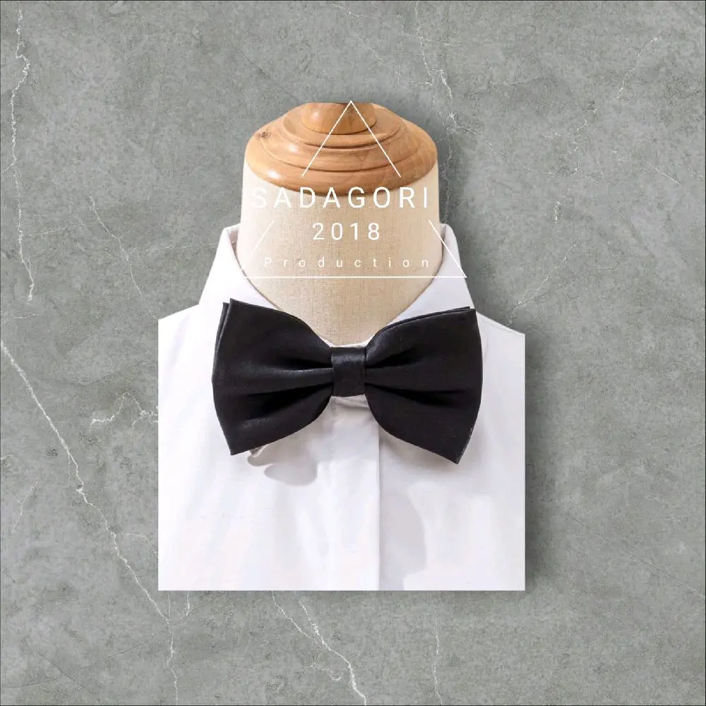 Dasi kupu-kupu hitam untuk dewasa dan anak-anak giselle black weddings bowtie brazil dasi kupu pria bow tie dasi pita regular tinggal pakai Banyak Varian Warna