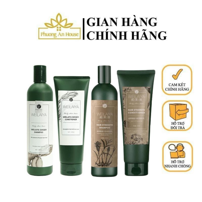  Bộ đôi dầu gội và dầu xả gừng hỗ trợ chăm sóc tóc  Weilaiya 