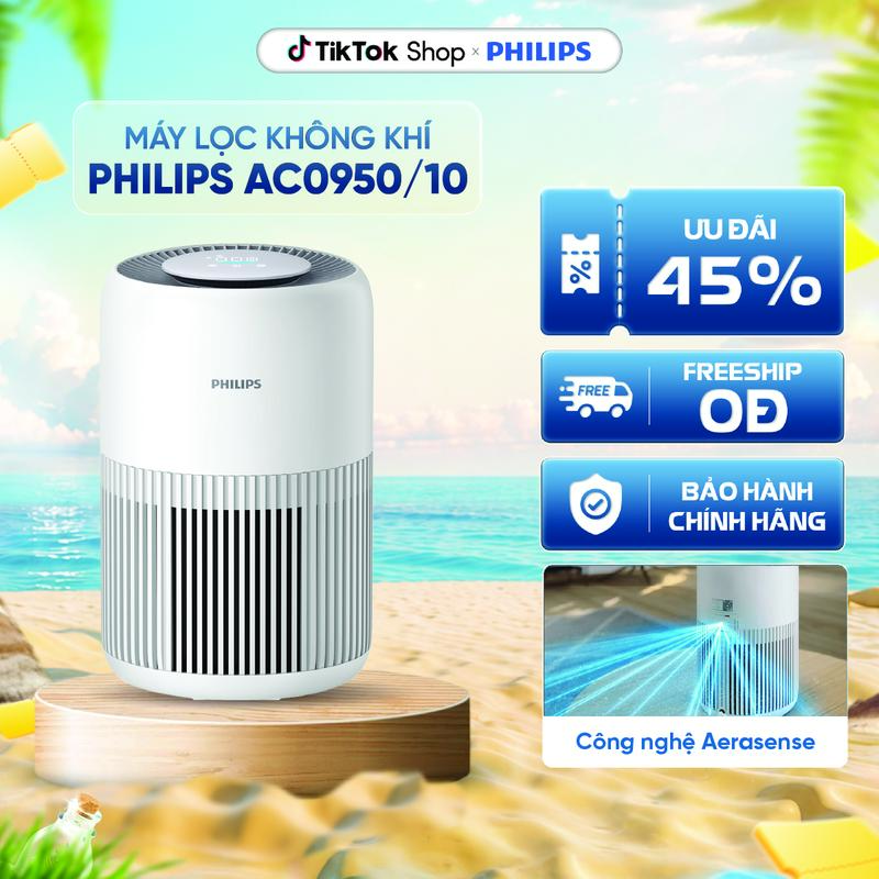 Máy lọc không khí Philips AC0950/10 - Diện tích lọc lên đến 52m2 - Inverter tiết kiệm điện hiệu quả