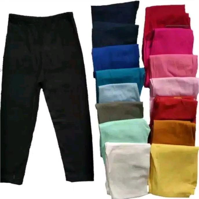 legging anak usia 5-7 tahun bahan spandek warna lengkap celana legging anak Fashion perempuan 3