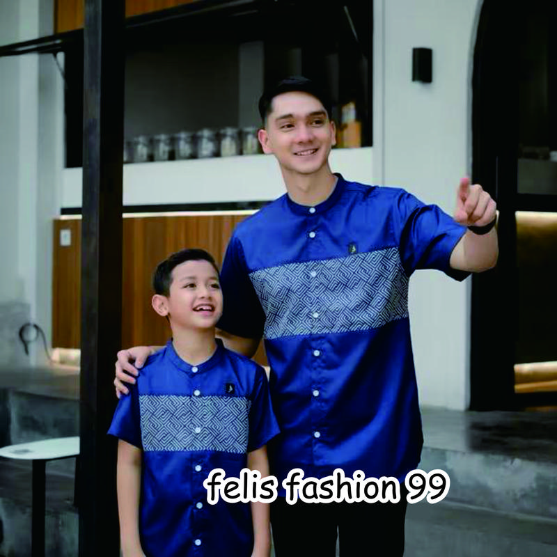 BAJU KOKO COUPLE AYAH DAN ANAK LAKI-LAKI KEMKO KOKO AYAH DAN ANAK FELIS FASHION 99 5