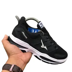 Mizuno Original Sepatu Sekolah Pria Wanita Casual Shoes Full Black dengan Desain Elegan dan Nyaman sangat ringan desain ya cocok untuk anakanak remaja dewasa Sneakers Hitam