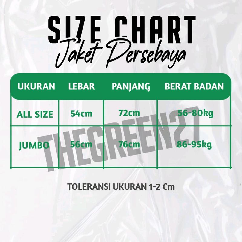 Jaket Persebaya Hitam 2K22/2K23 Bordir 6