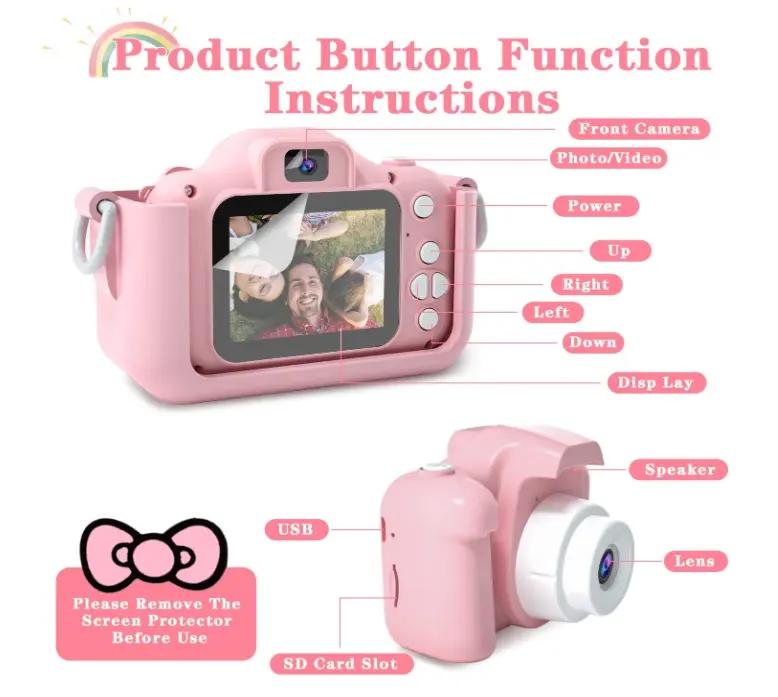 Kamera Digital Mini Kartun Lucu 1080P HD untuk Anak dan Balita - Camera 6