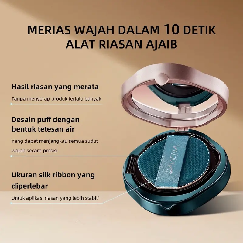 ESSENCE INFUSION BB AIR CUSHION DAVIENA SKINCARE Kontrol Minyak Pengecil Pori-pori Medium Coverage 3