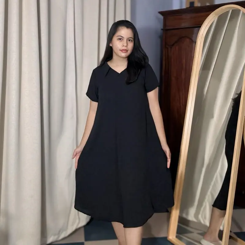 Daster Nona Bahan Crinkle Airflow Dress Nyaman Tidur 6