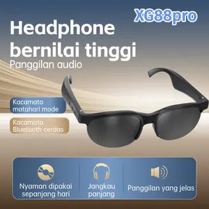 Tulang Gaya Audio headset XG88PRO Kacamata Bluetooth nirkabel Headphone 5.3 earphone Stereo OWS wireless Earbuds bersepeda kacamata matahari Glasses