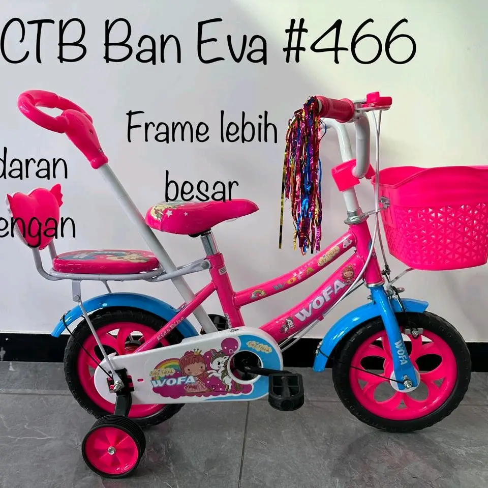sepeda uk 12 mini ban eva/busa tango hello kitty dorongan dan wofa dan foster dan tora dan interbike dan atlantis Toys