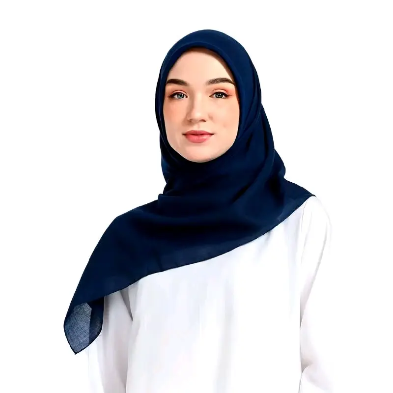 Assajid Scarf - Hijab Kerudung Segi Empat Basic Scarf Polycotton Premium Square 6